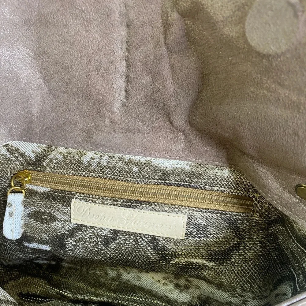 Anthropologie Deepa Gurnani Leather Clutch Bag